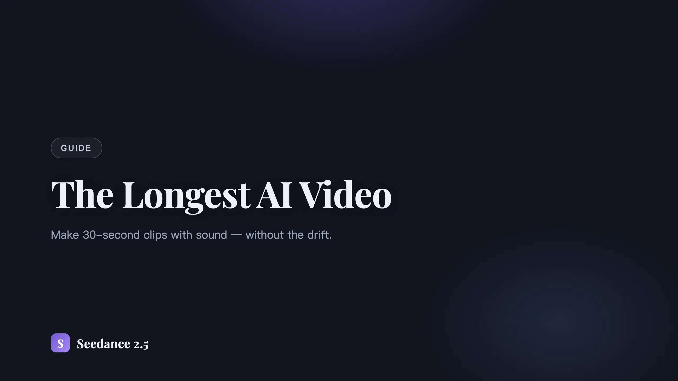 The Longest AI Video: How to Make 30-Second Clips With Sound